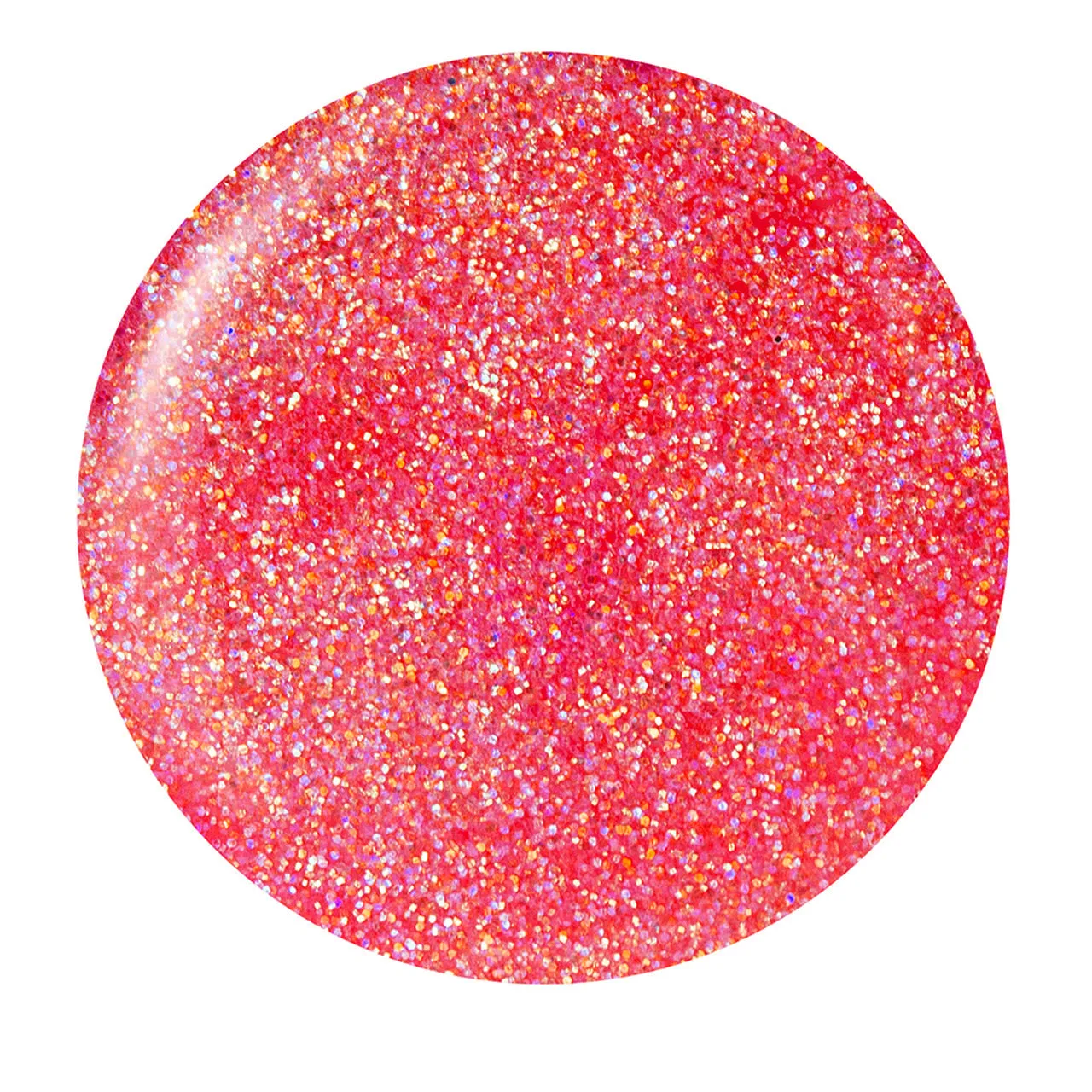 15g Flower Festival, Bright Salmon Coral Glitter