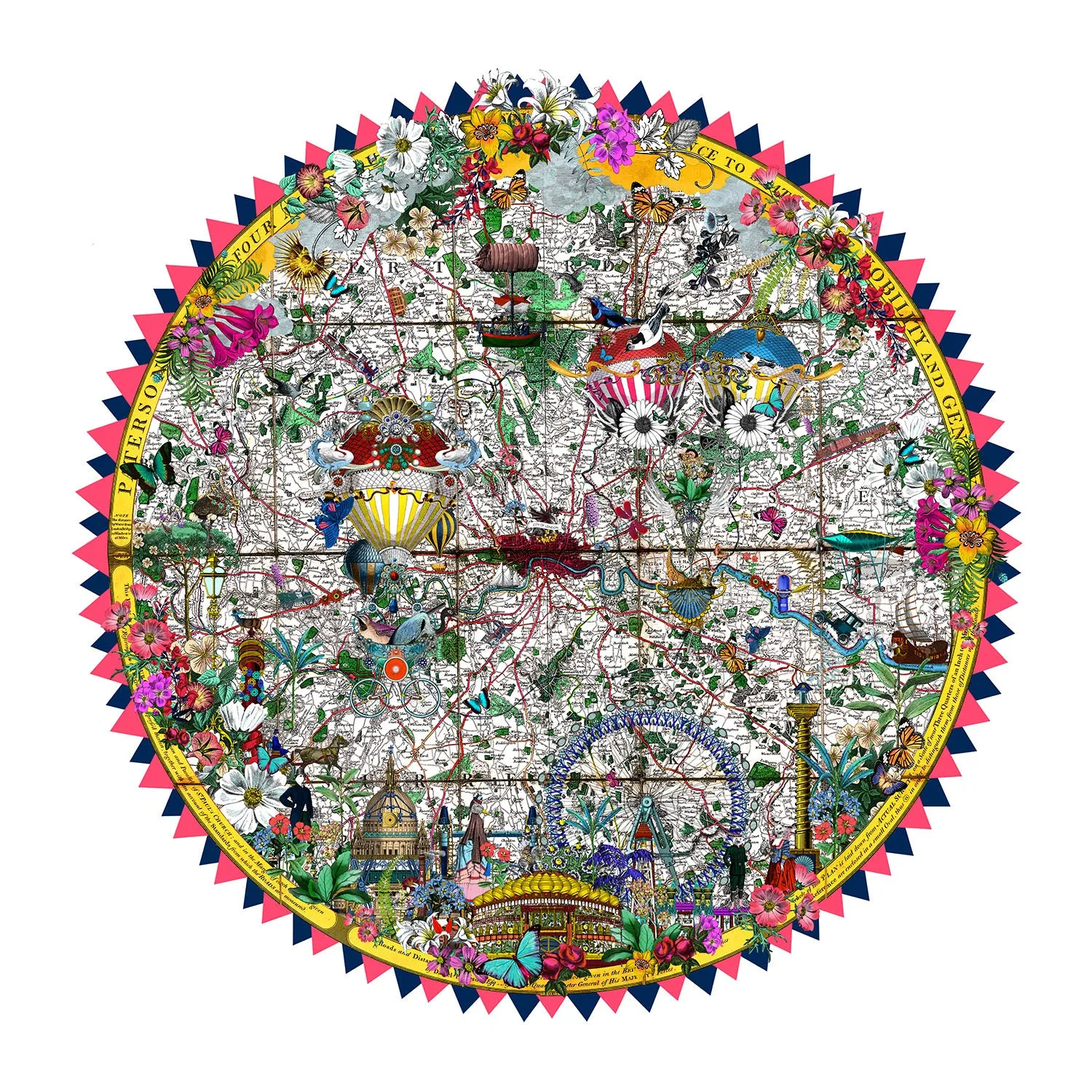 24 Hringlaga Heart of London - Art Print