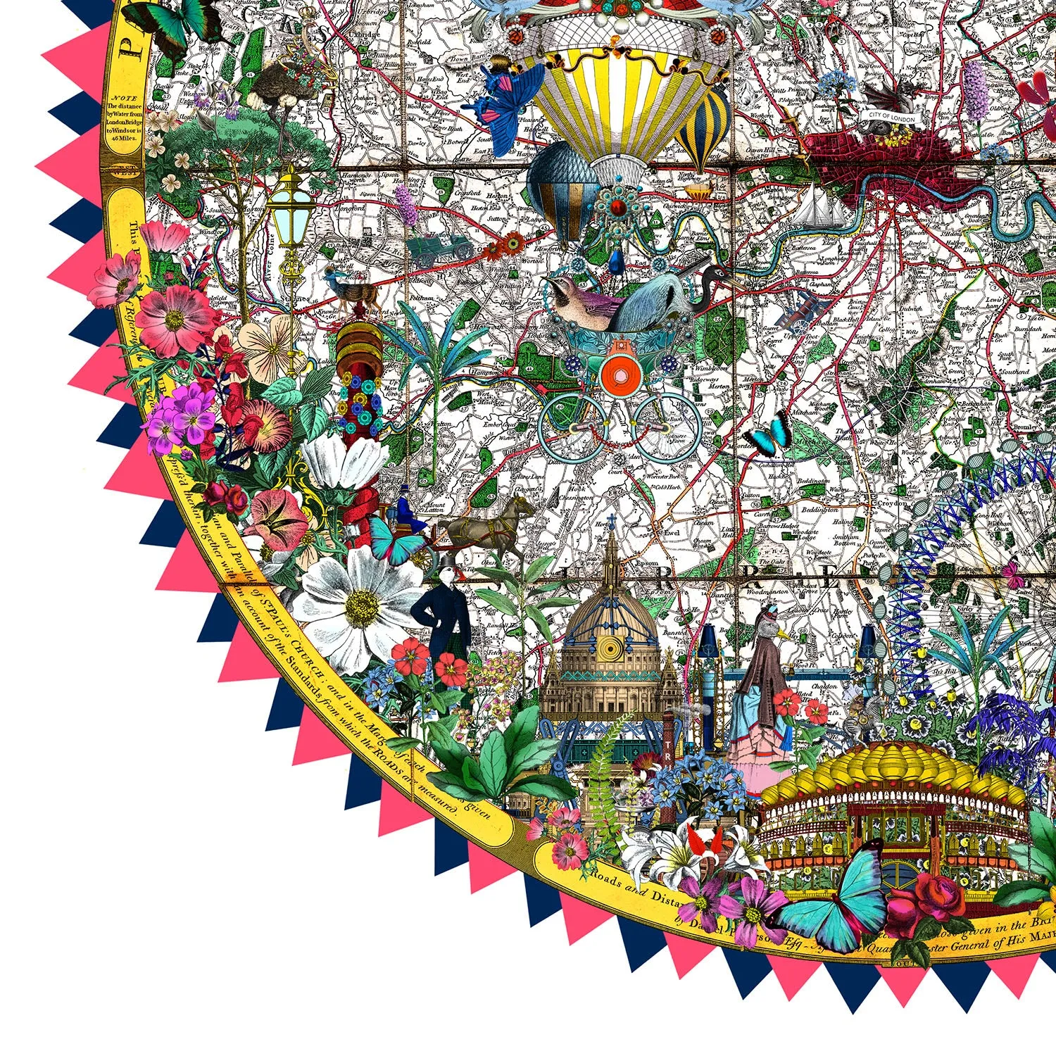 24 Hringlaga Heart of London - Art Print