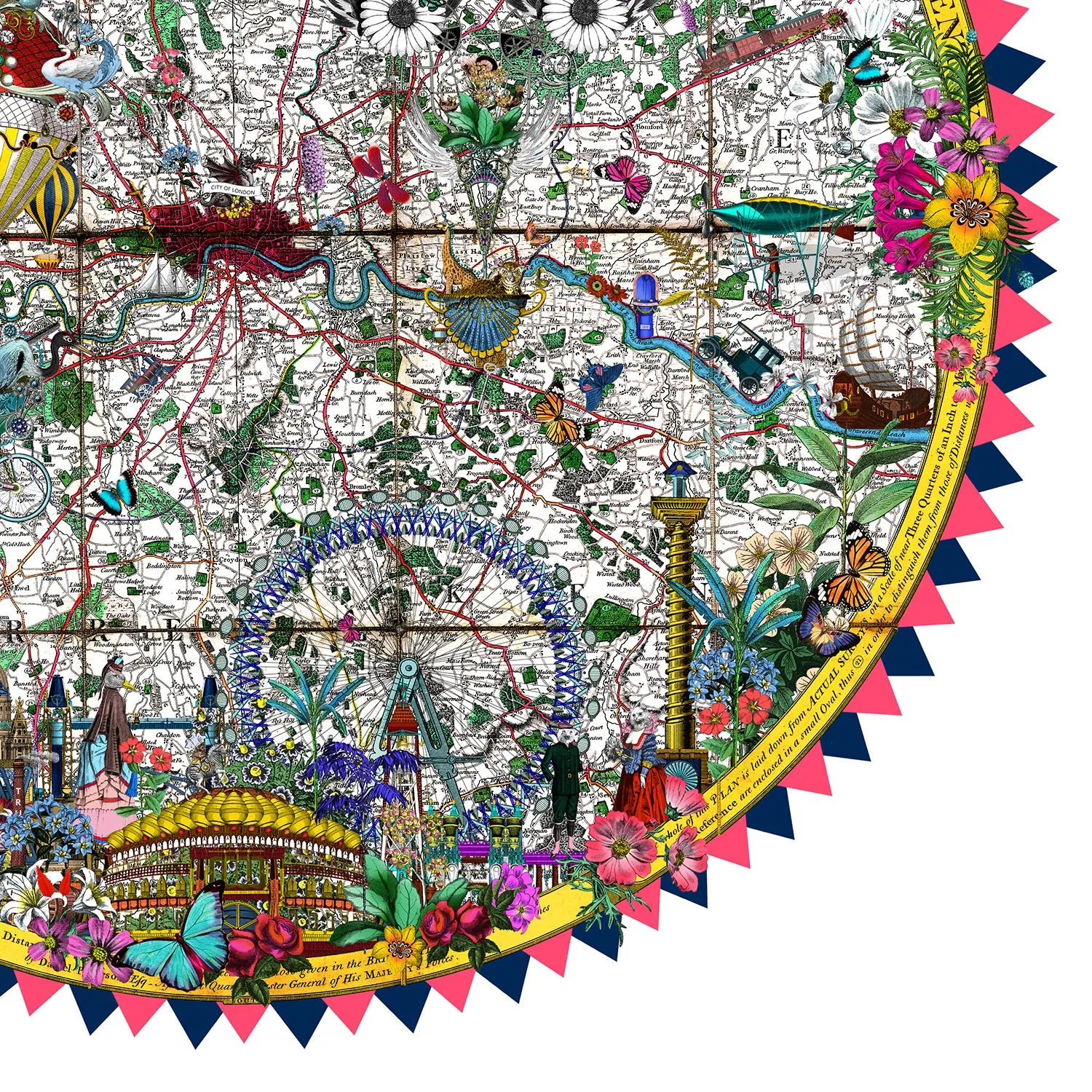 24 Hringlaga Heart of London - Art Print