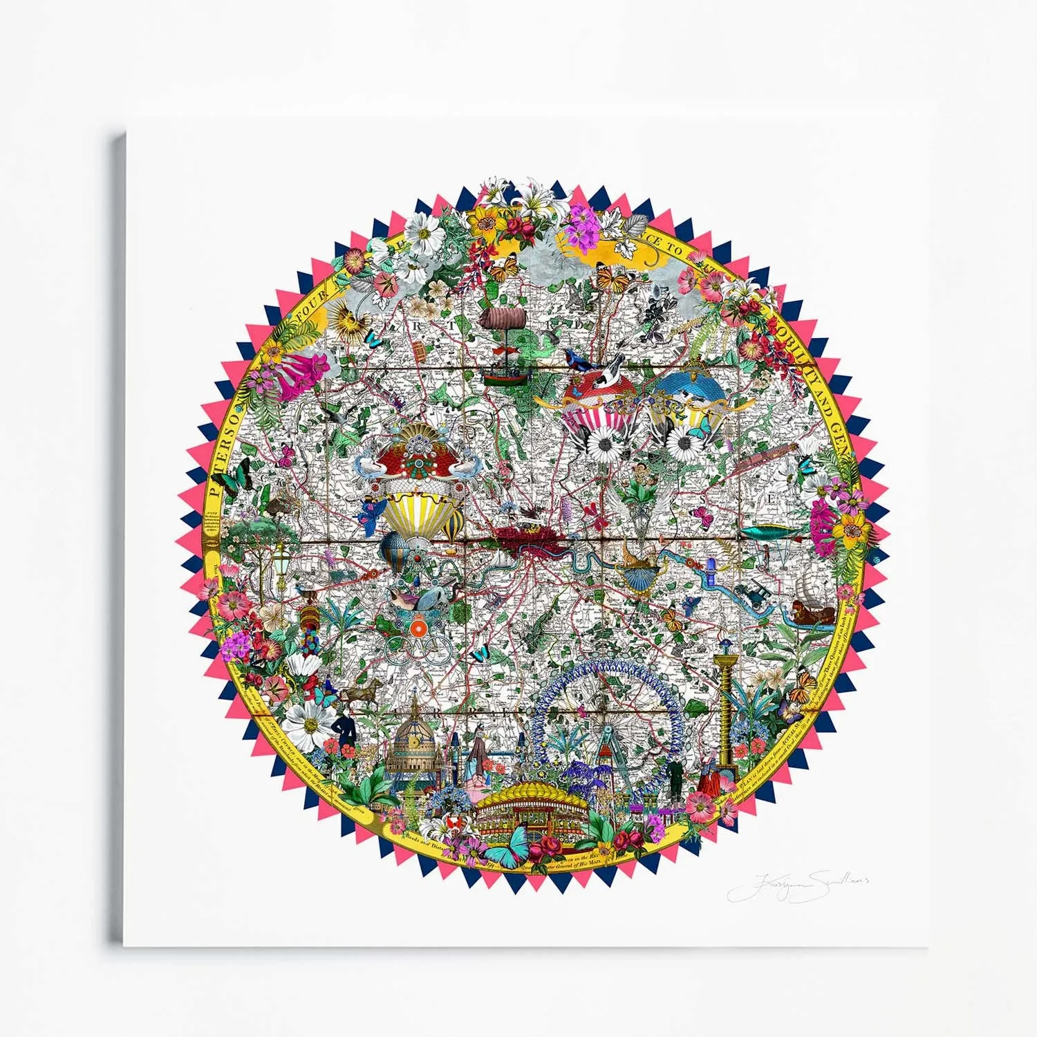 24 Hringlaga Heart of London - Art Print