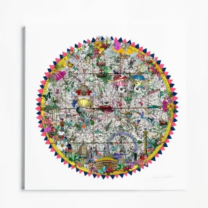 24 Hringlaga Heart of London - Art Print