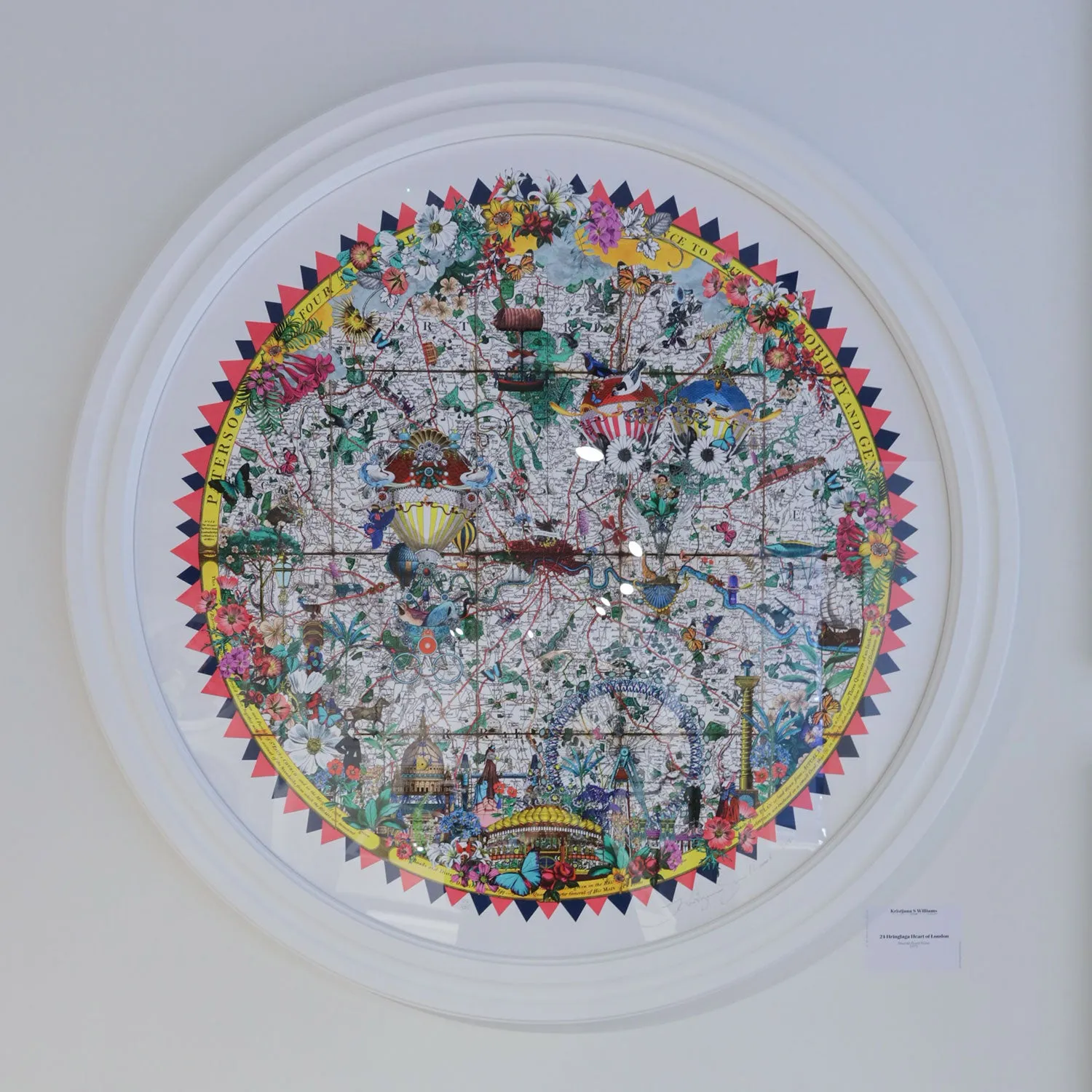24 Hringlaga Heart of London - Art Print