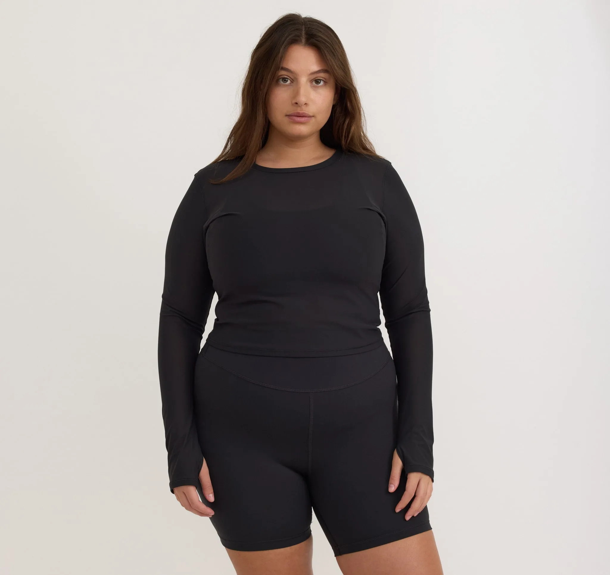 Active Mesh Long  Sleeve Tee