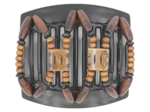 African Butterfly Thick Hair Comb - Stones & Bones Black 67