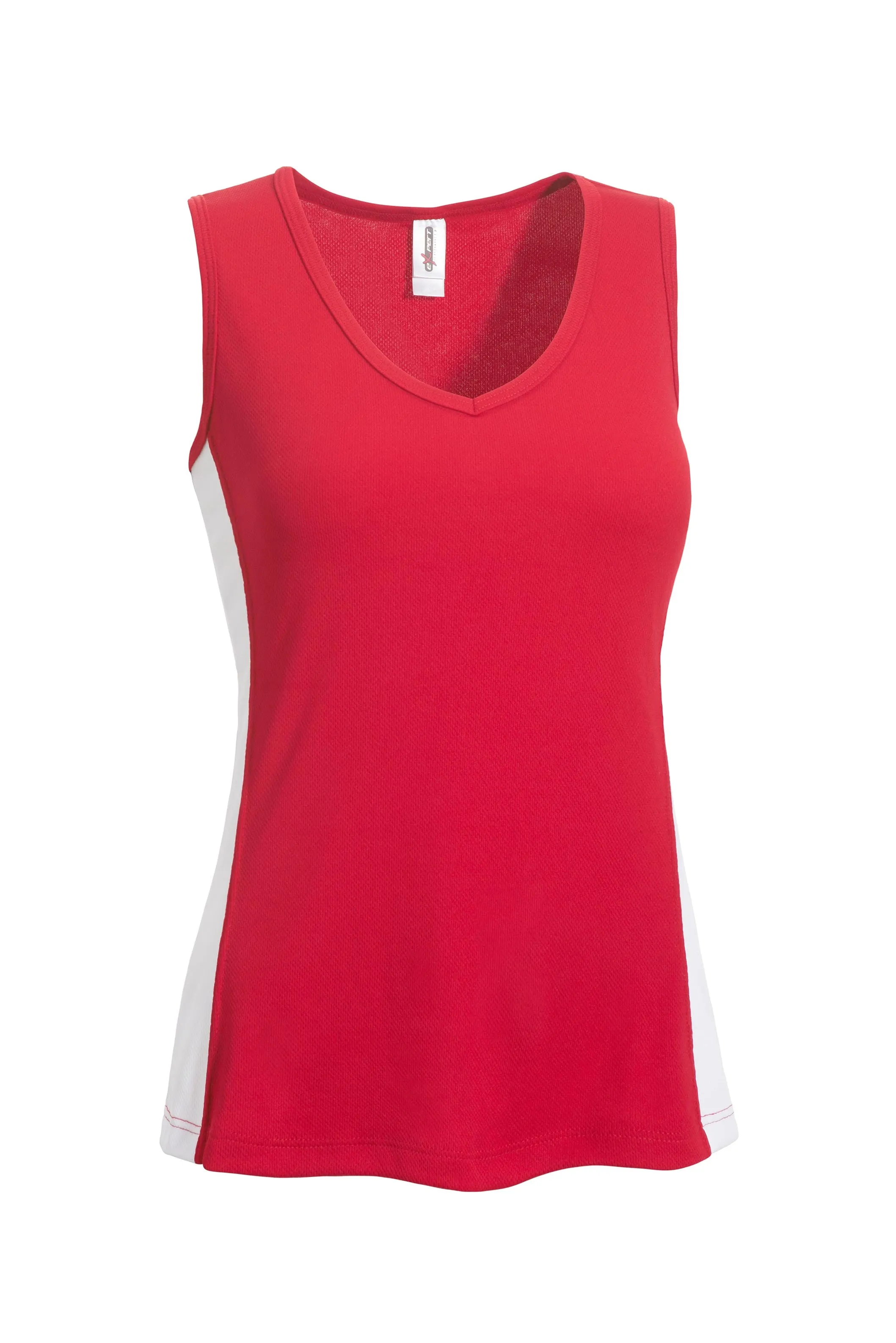 AJ215 Oxymesh™ V-Neck Colorblock Tank