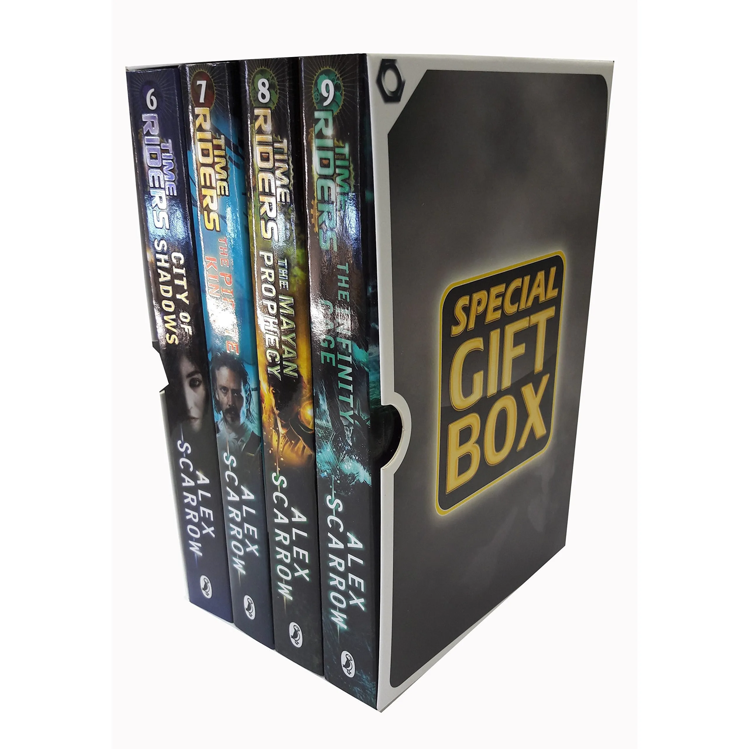 Alex scarrow time riders collection 4 books gift wrapped box set