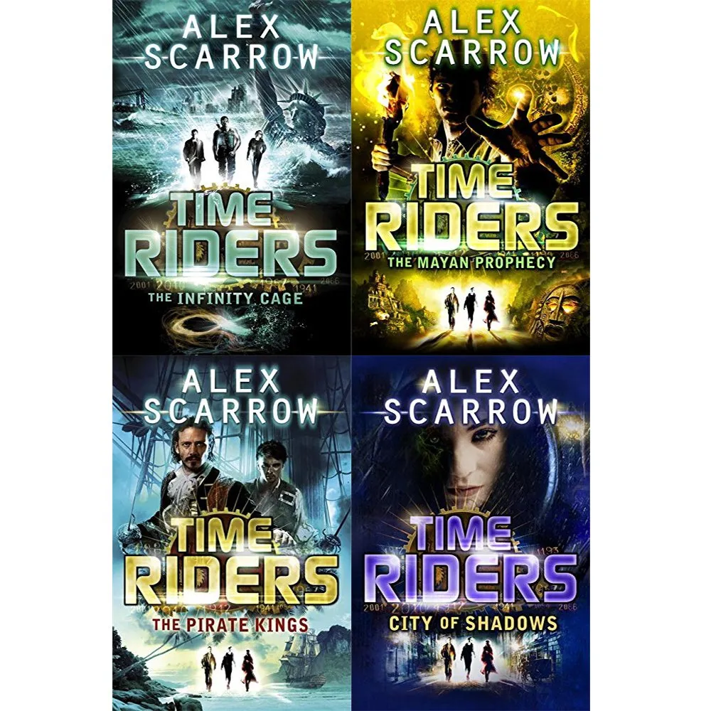 Alex scarrow time riders collection 4 books set
