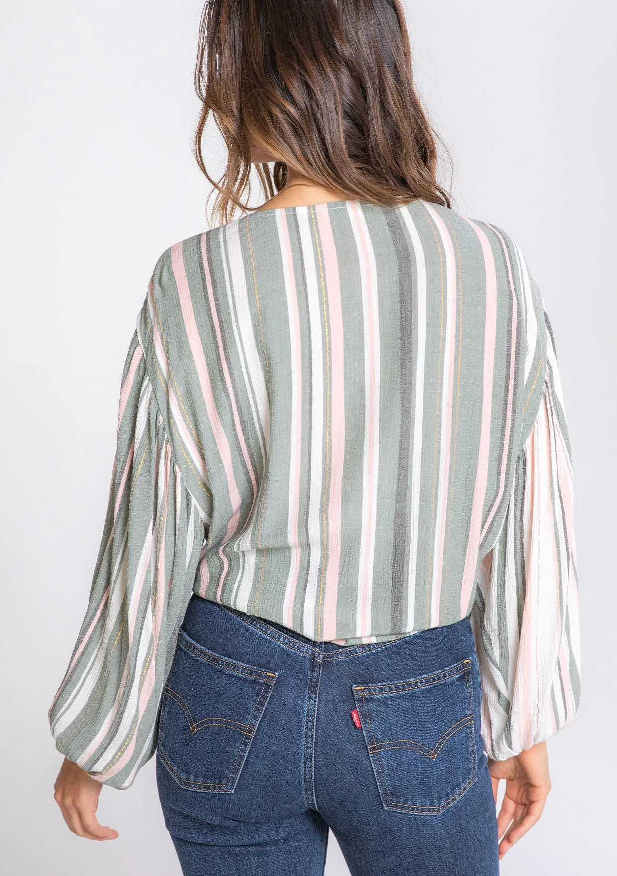 Aliso Tie Front Top