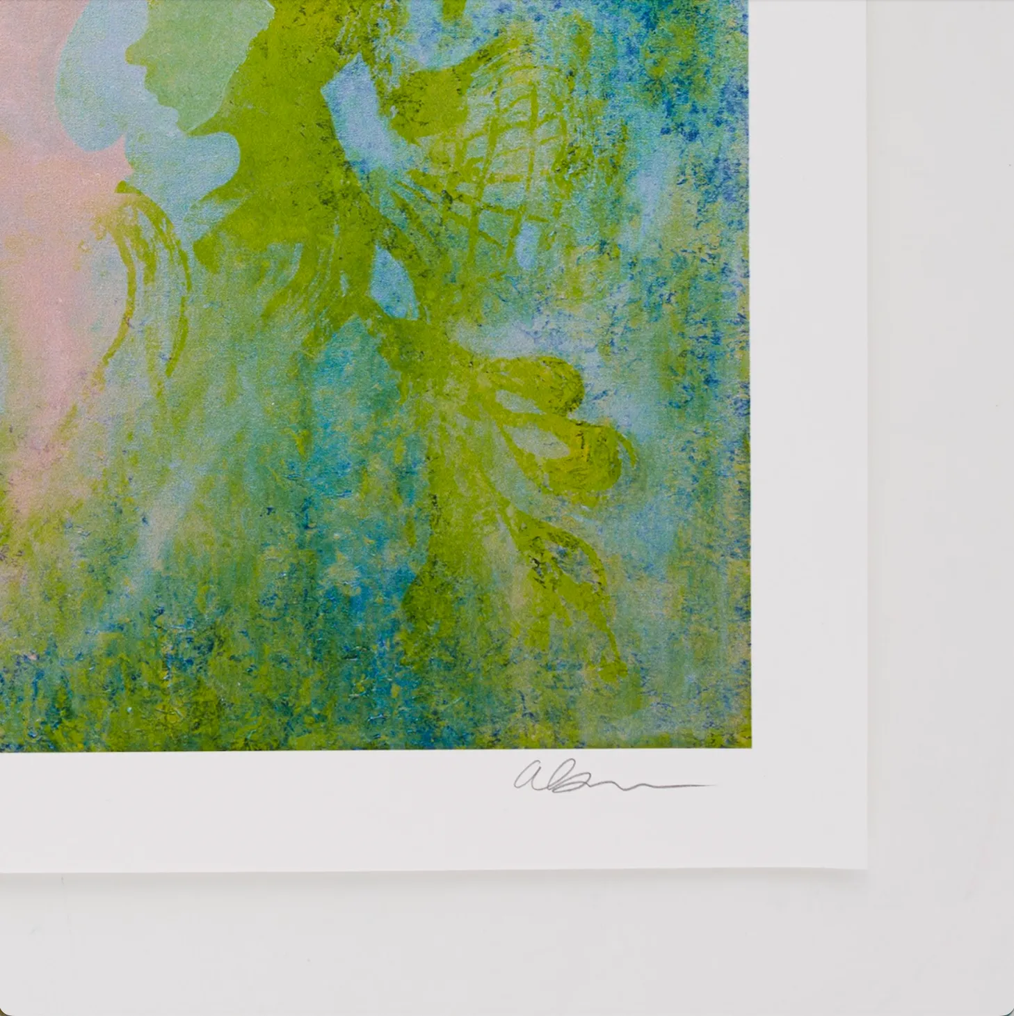 Alyssa Klauer, February Morning II (Valentine), 2023; Hand-Embellished, Signed, and Numbered Limited Edition Print