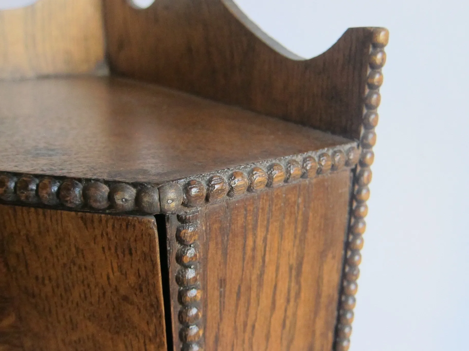 Antique Bathroom Wall Corner Cabinet