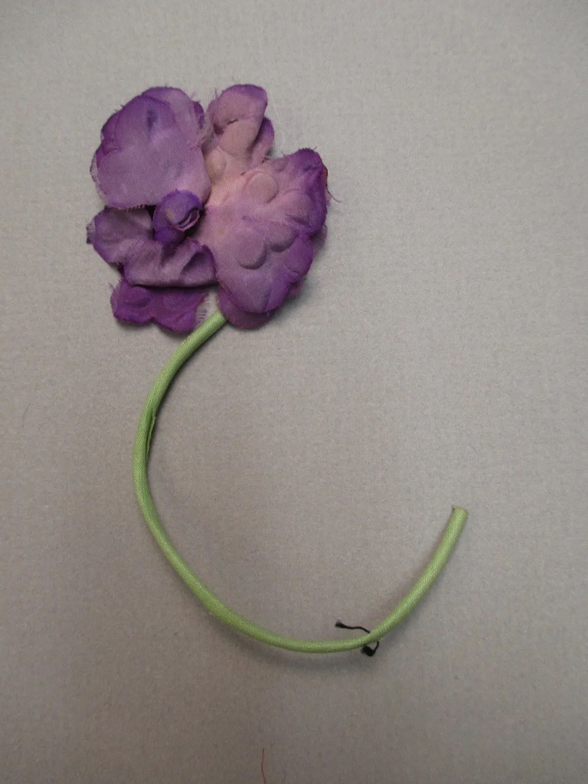 antique flower Victorian era silk