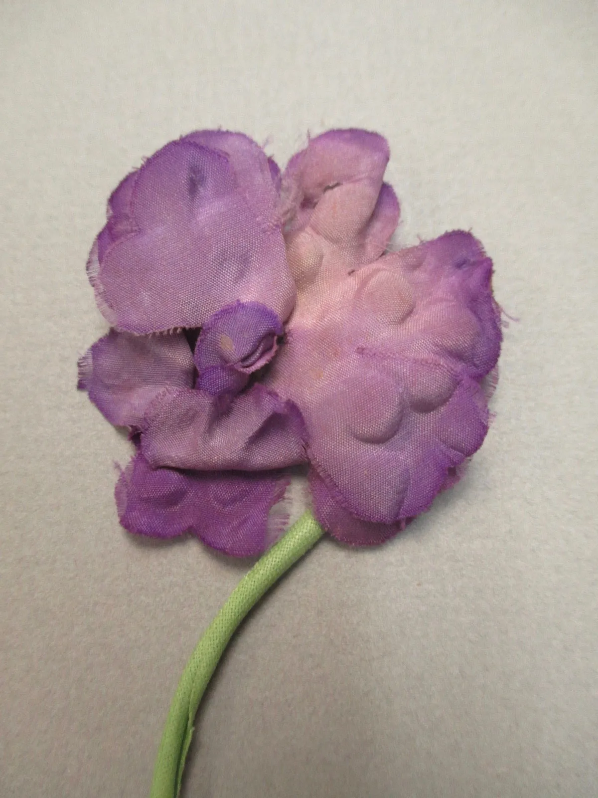 antique flower Victorian era silk