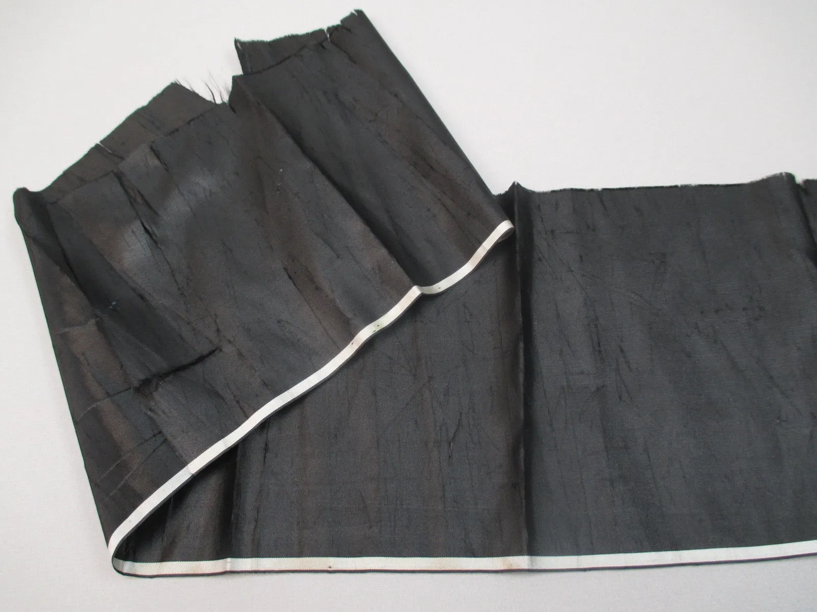 Antique Victorian Black silk Ribbon