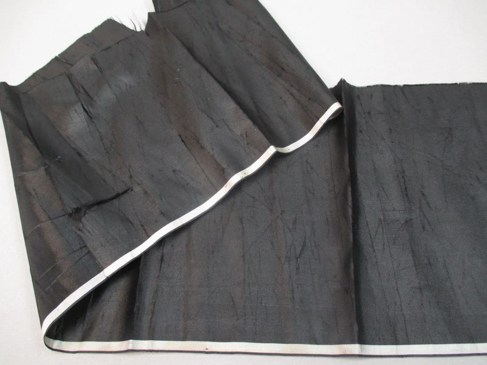 Antique Victorian Black silk Ribbon