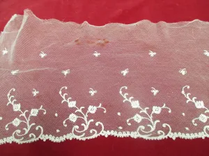 Antique Victorian Brussels Lace Piece