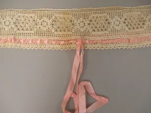Antique Victorian Camisole Lace Yoke top