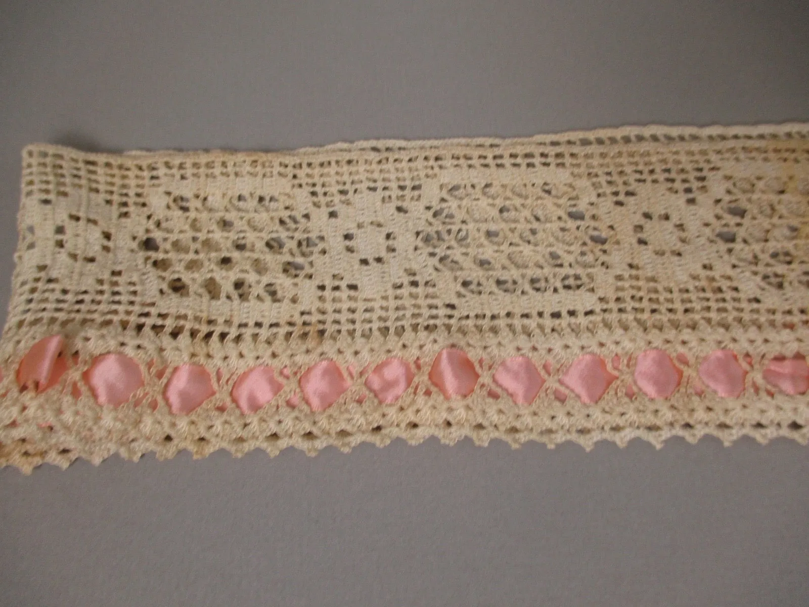 Antique Victorian Camisole Lace Yoke top