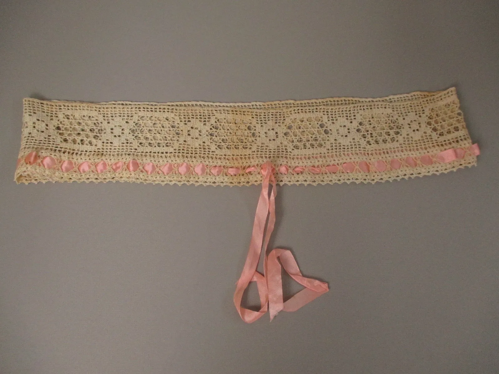 Antique Victorian Camisole Lace Yoke top