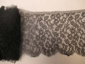 Antique Victorian Chantilly Lace Yardage