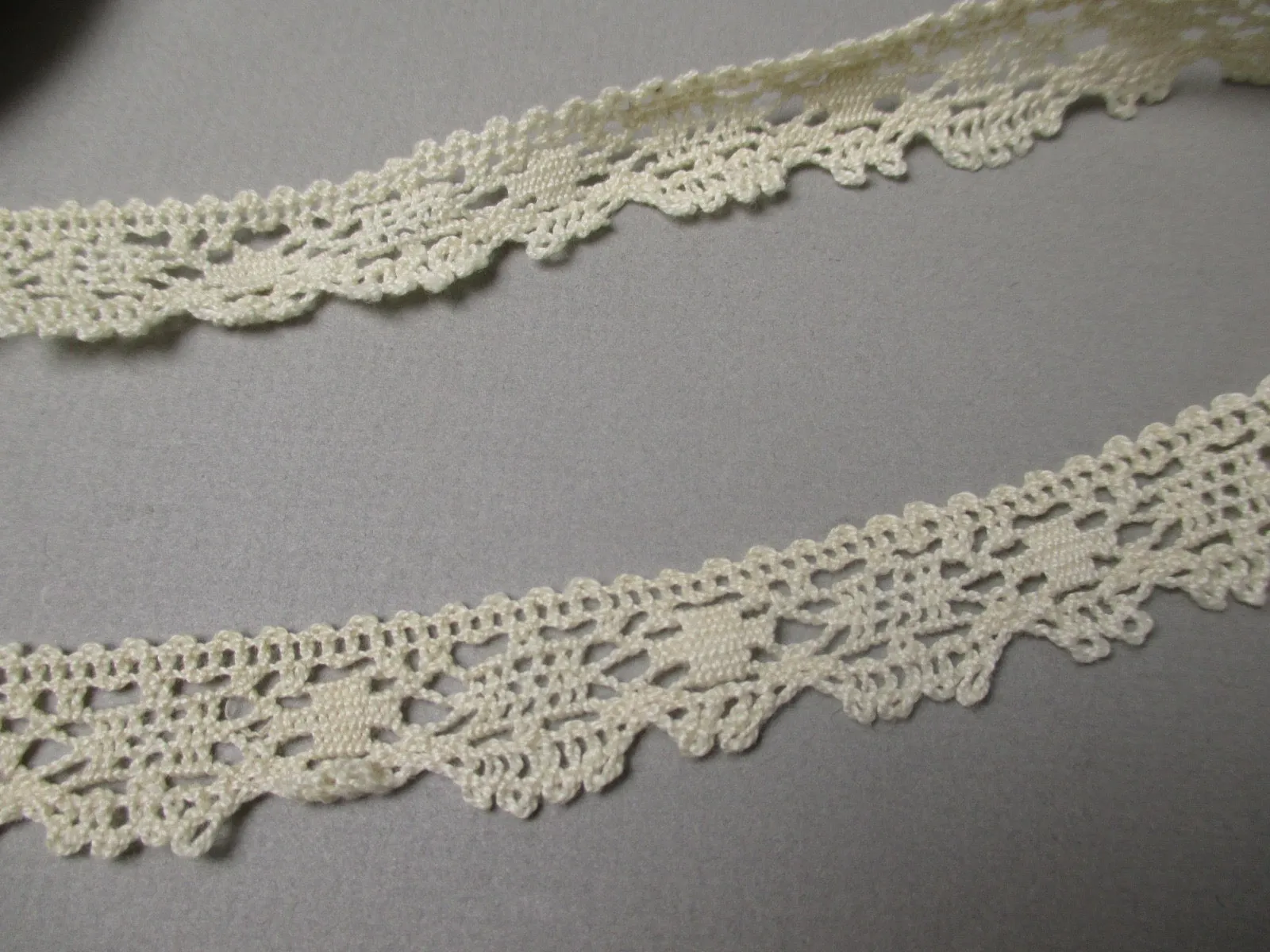 Antique Victorian Crochet lace yardage Narrow