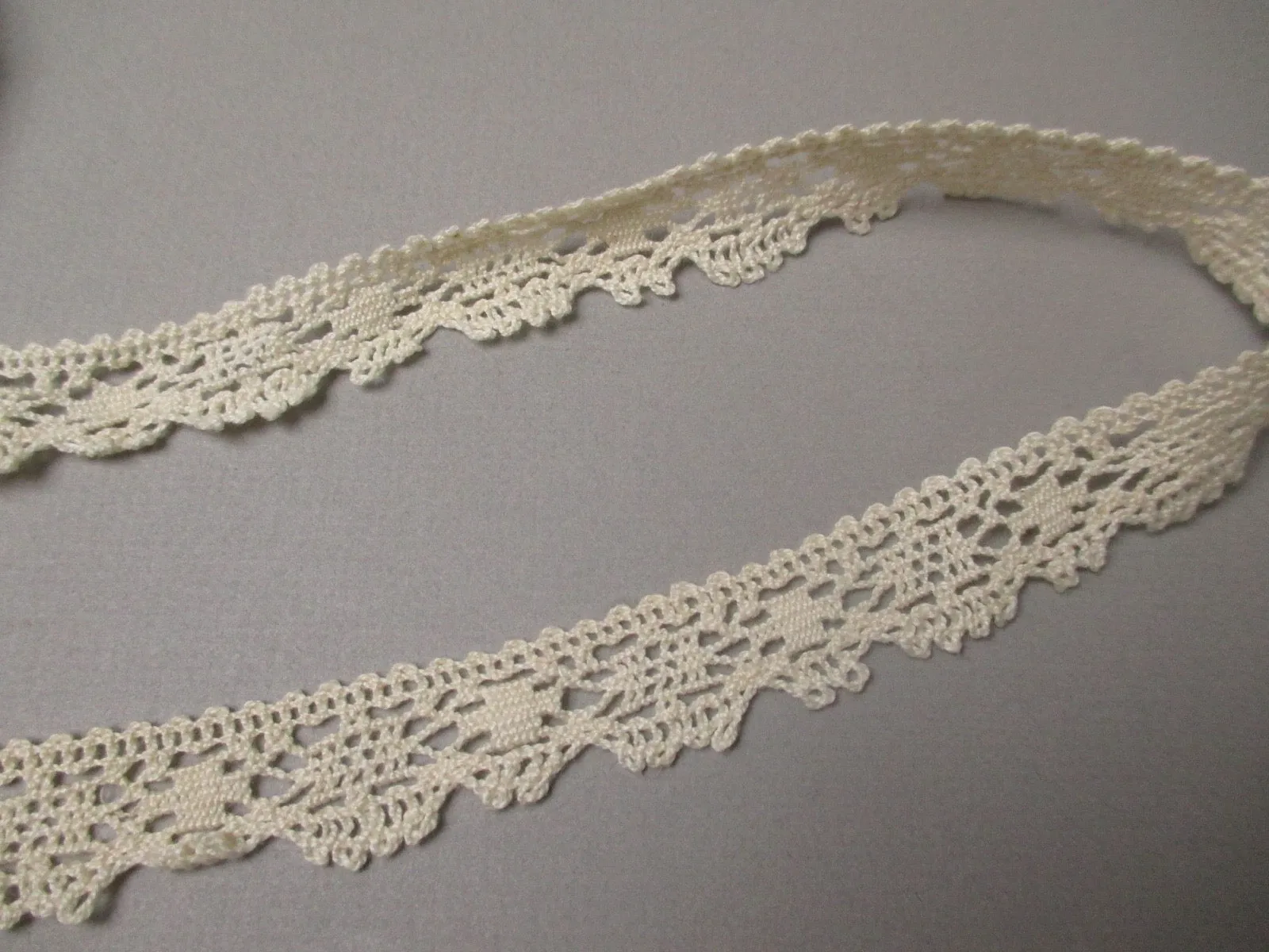 Antique Victorian Crochet lace yardage Narrow