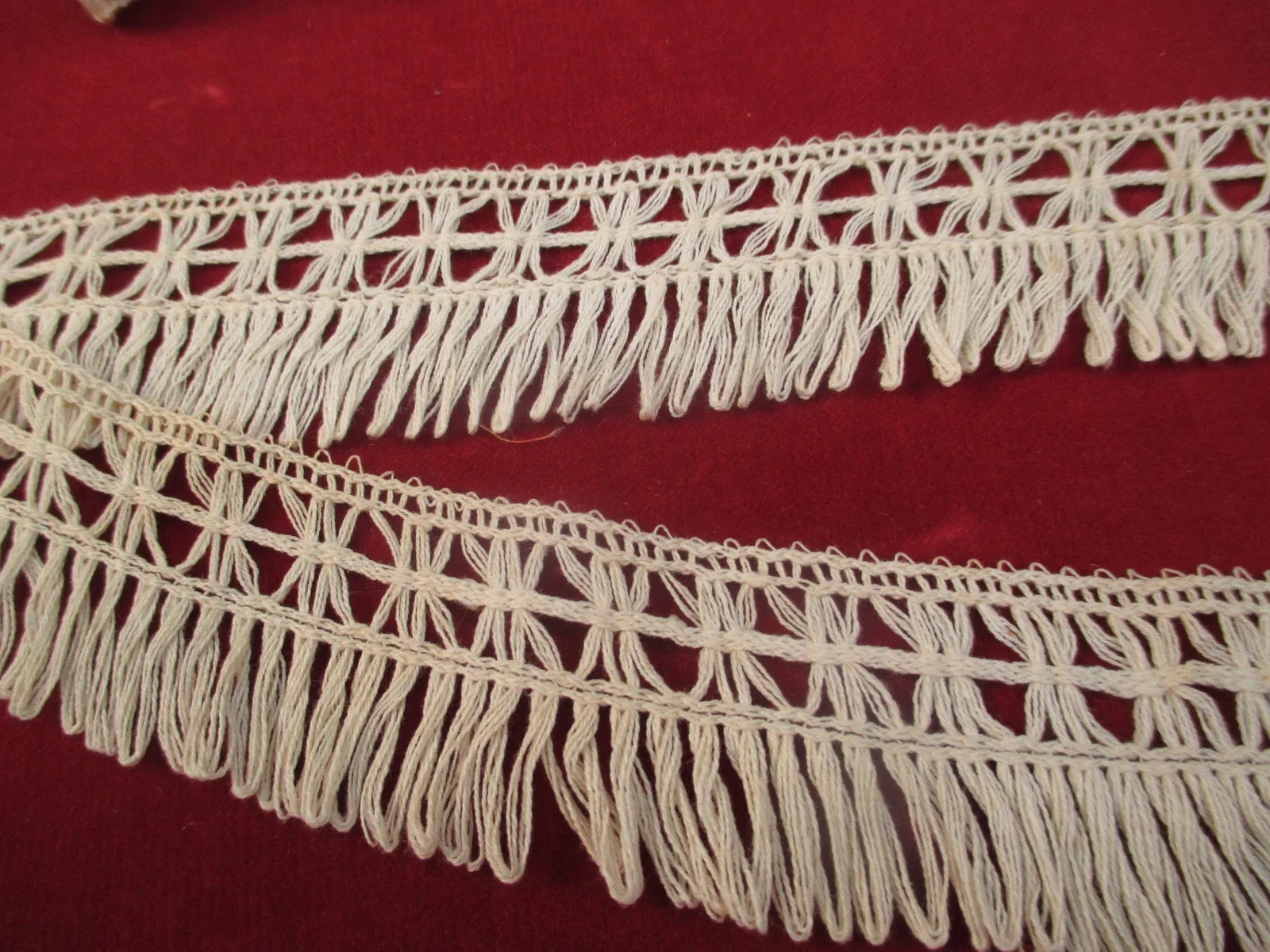 Antique Victorian Fringed trim