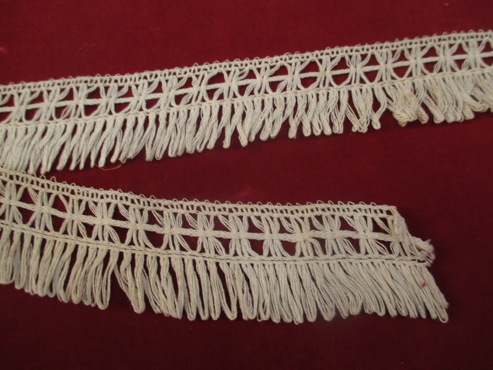Antique Victorian Fringed trim