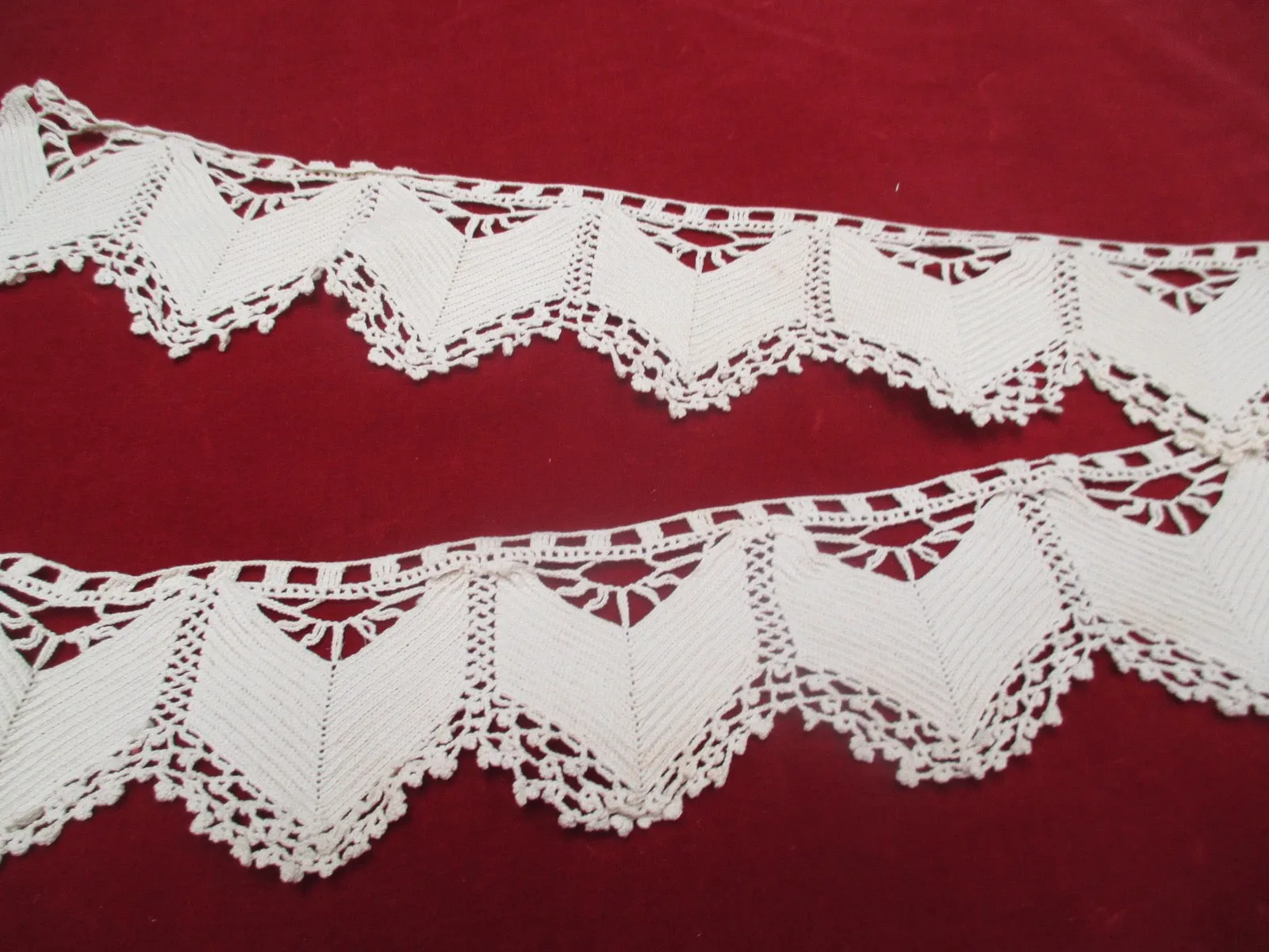 Antique Victorian Irish Crochet lace trim