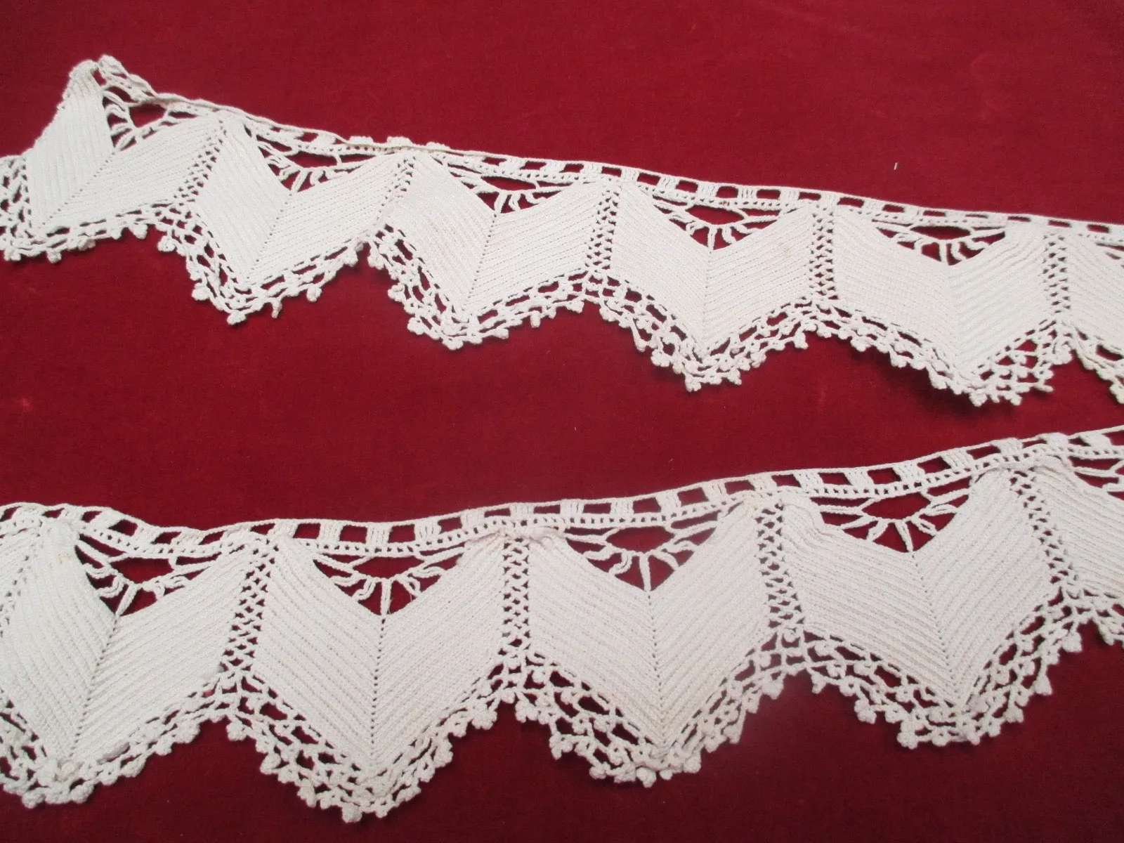 Antique Victorian Irish Crochet lace trim
