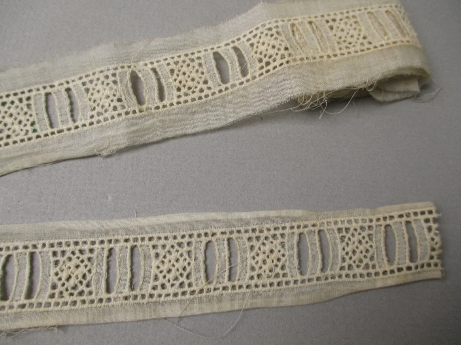 Antique Victorian Lace beading narrow trim