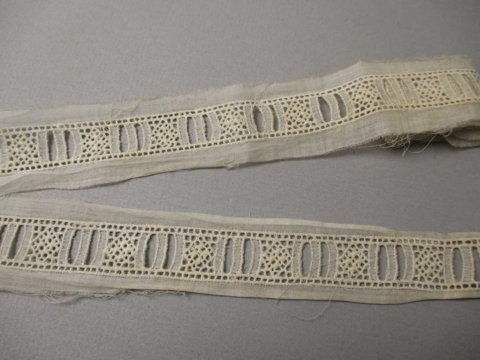 Antique Victorian Lace beading narrow trim