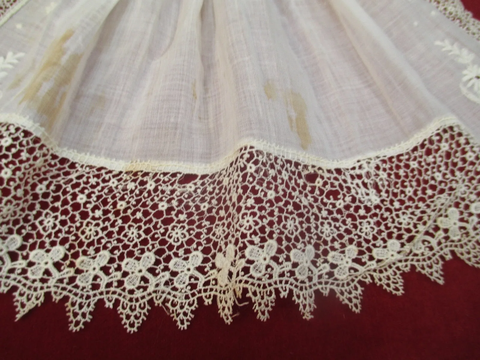 Antique Victorian Lace Jabot Tie