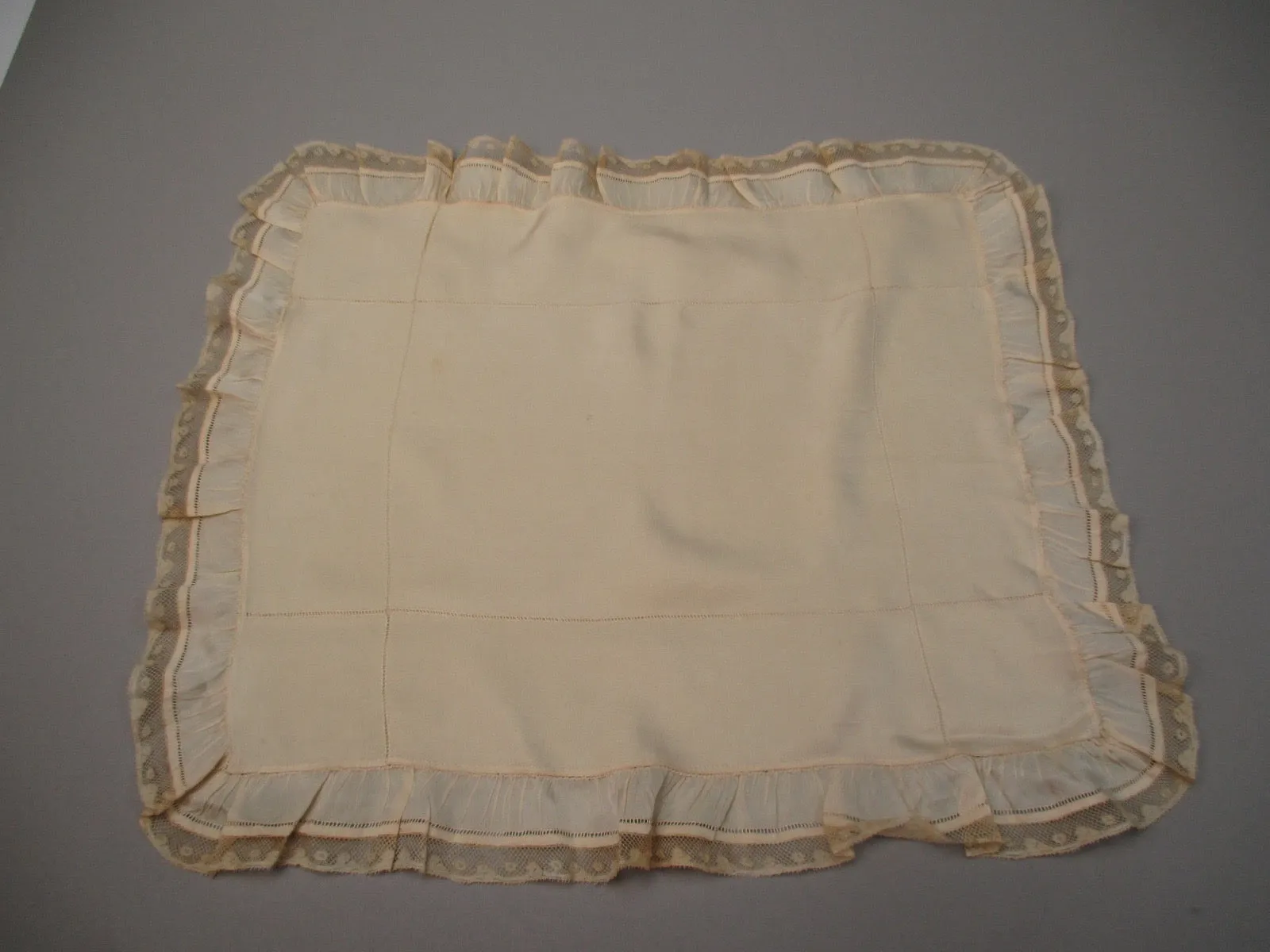 Antique Victorian Silk Pillow sham