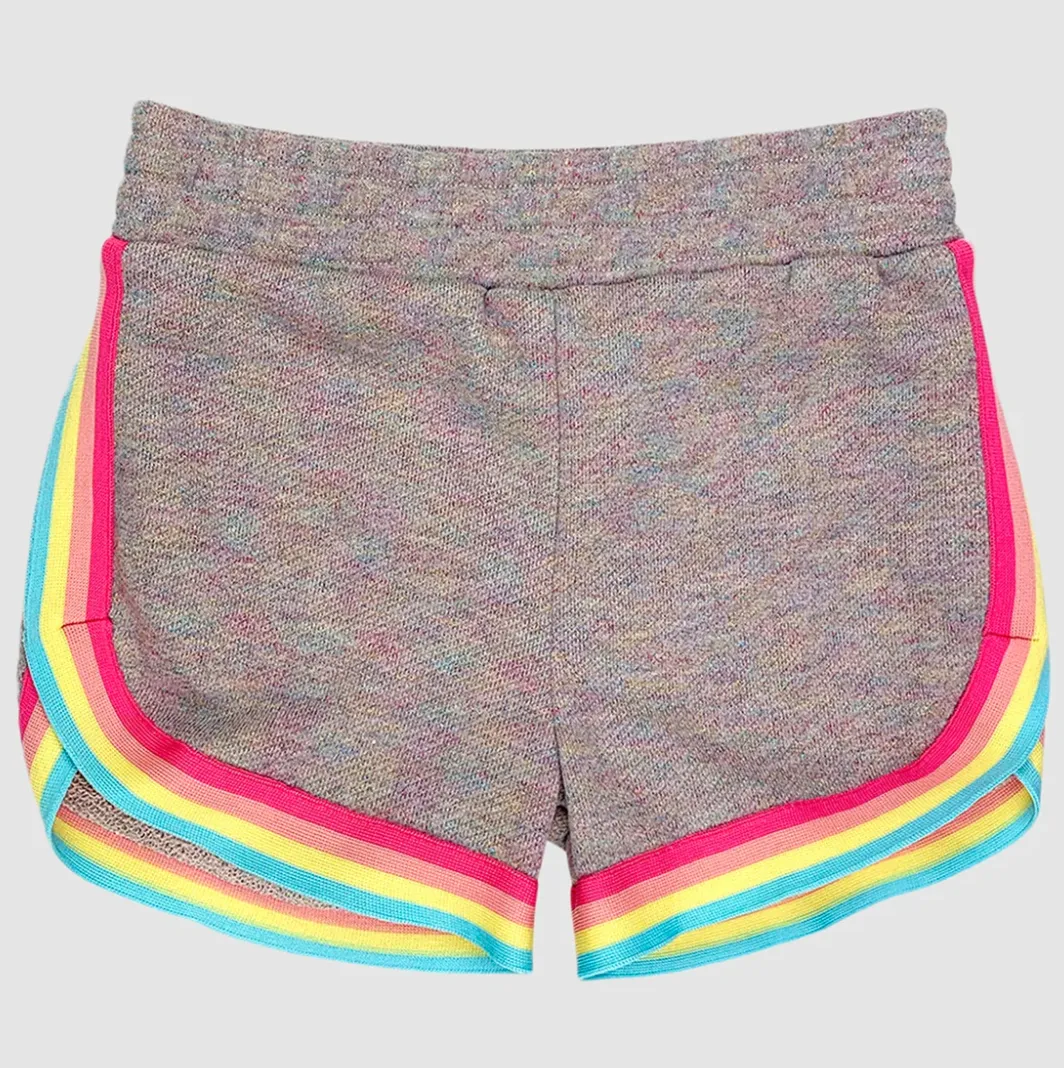 Appaman Lori Shorts Heather Grey Sparkle