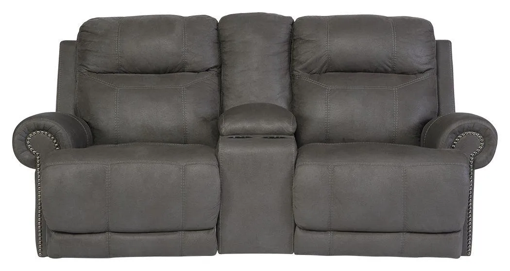 Austere - Dbl Rec Loveseat W/console