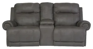 Austere - Dbl Rec Loveseat W/console
