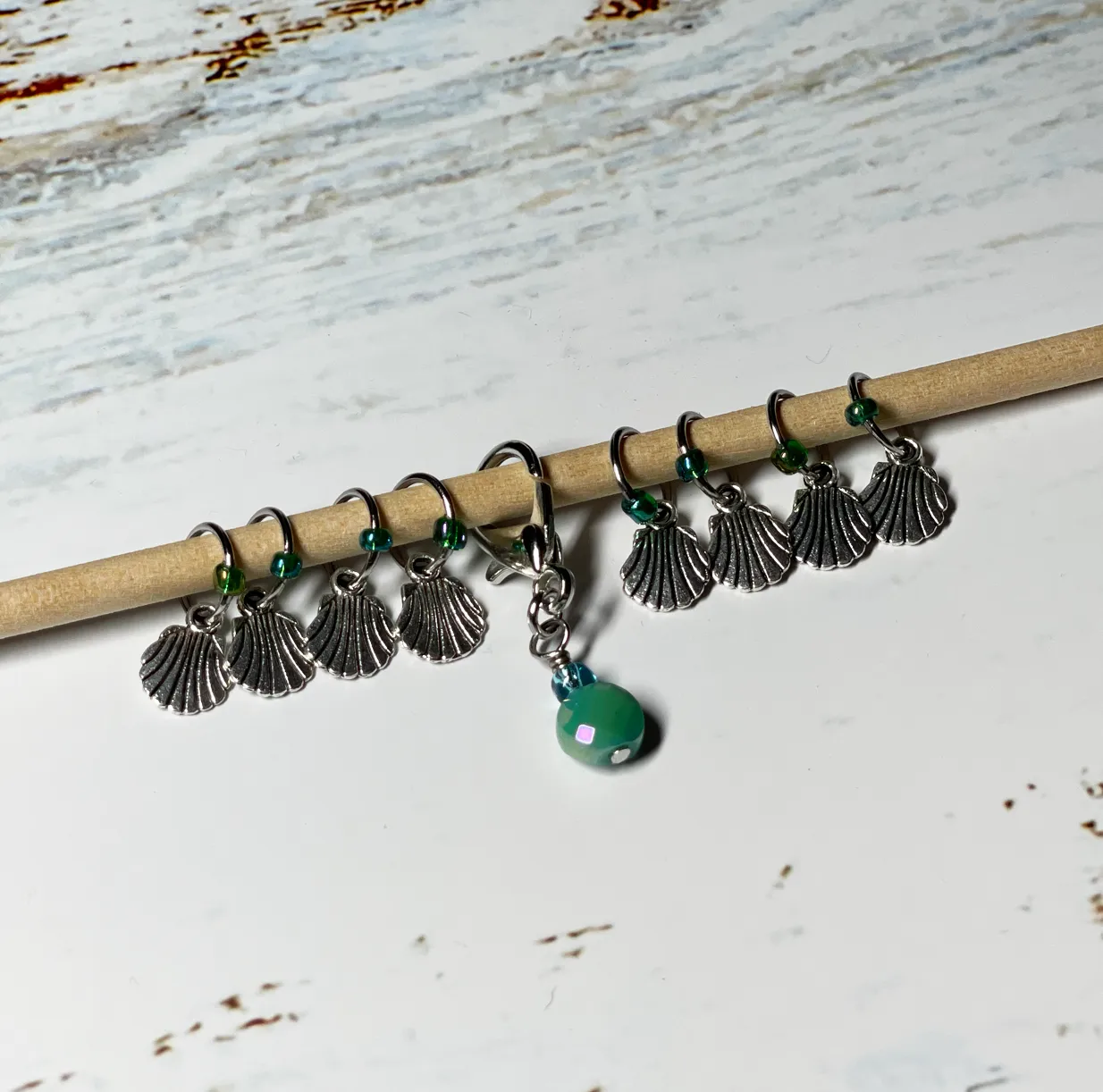 Bea's Beading Siesta Handmade Knitting Stitch Markers