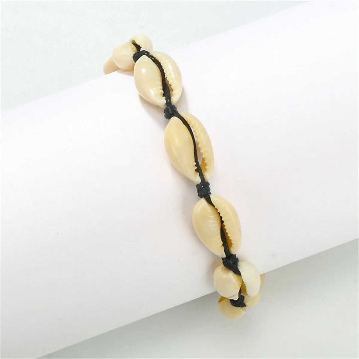 Black & Shell Anklet