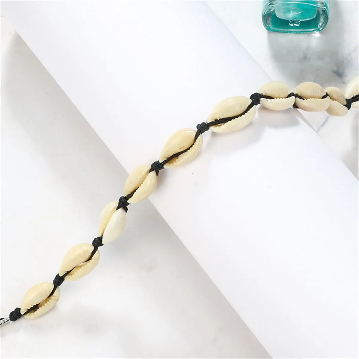 Black & Shell Anklet