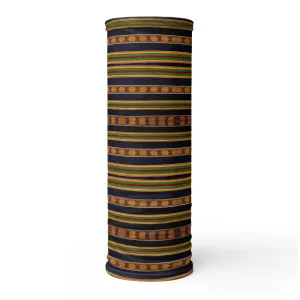 Black Kente African Print Neck Gaiter