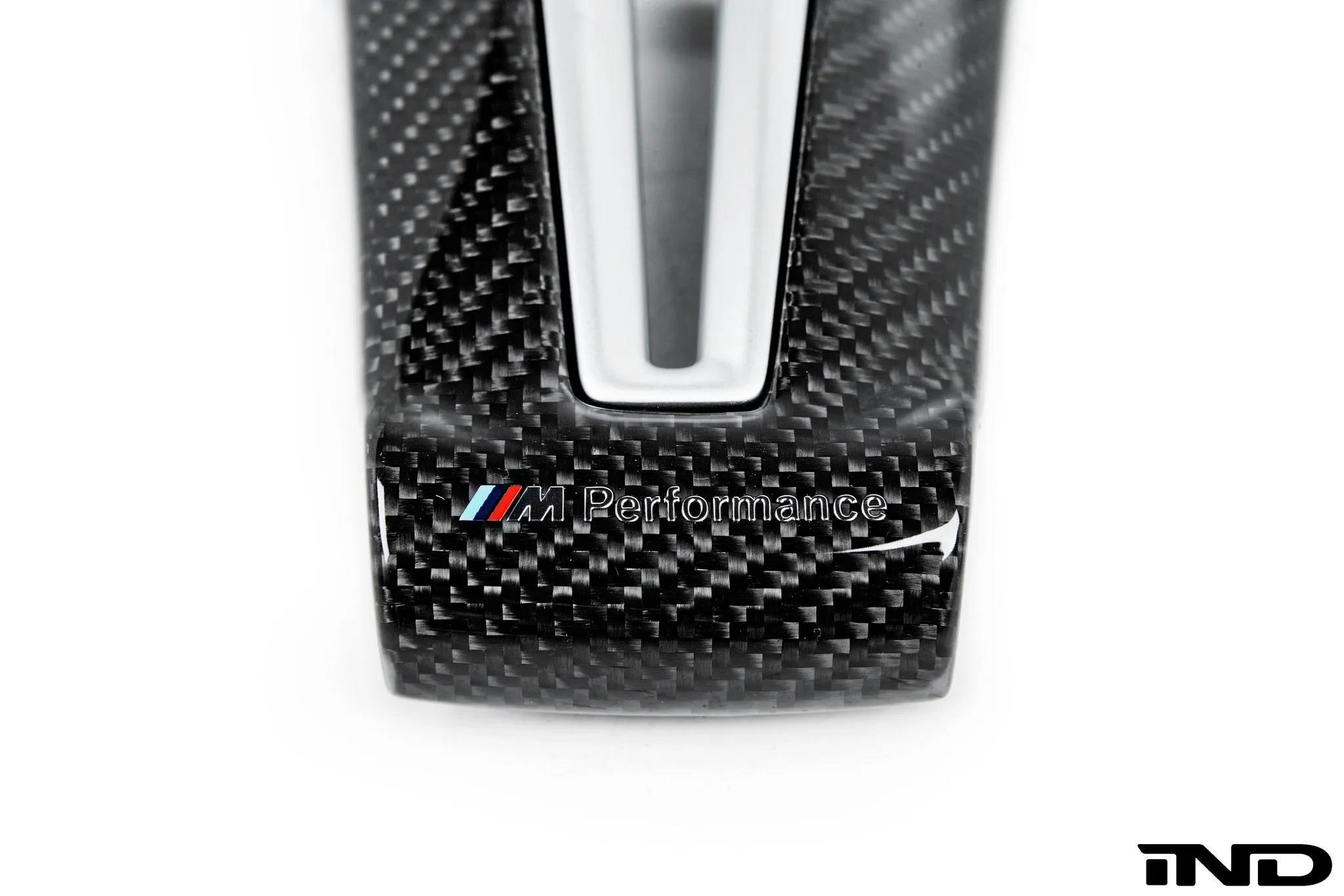BMW M Performance F-Chassis Steering Wheel Trim - Gloss Carbon