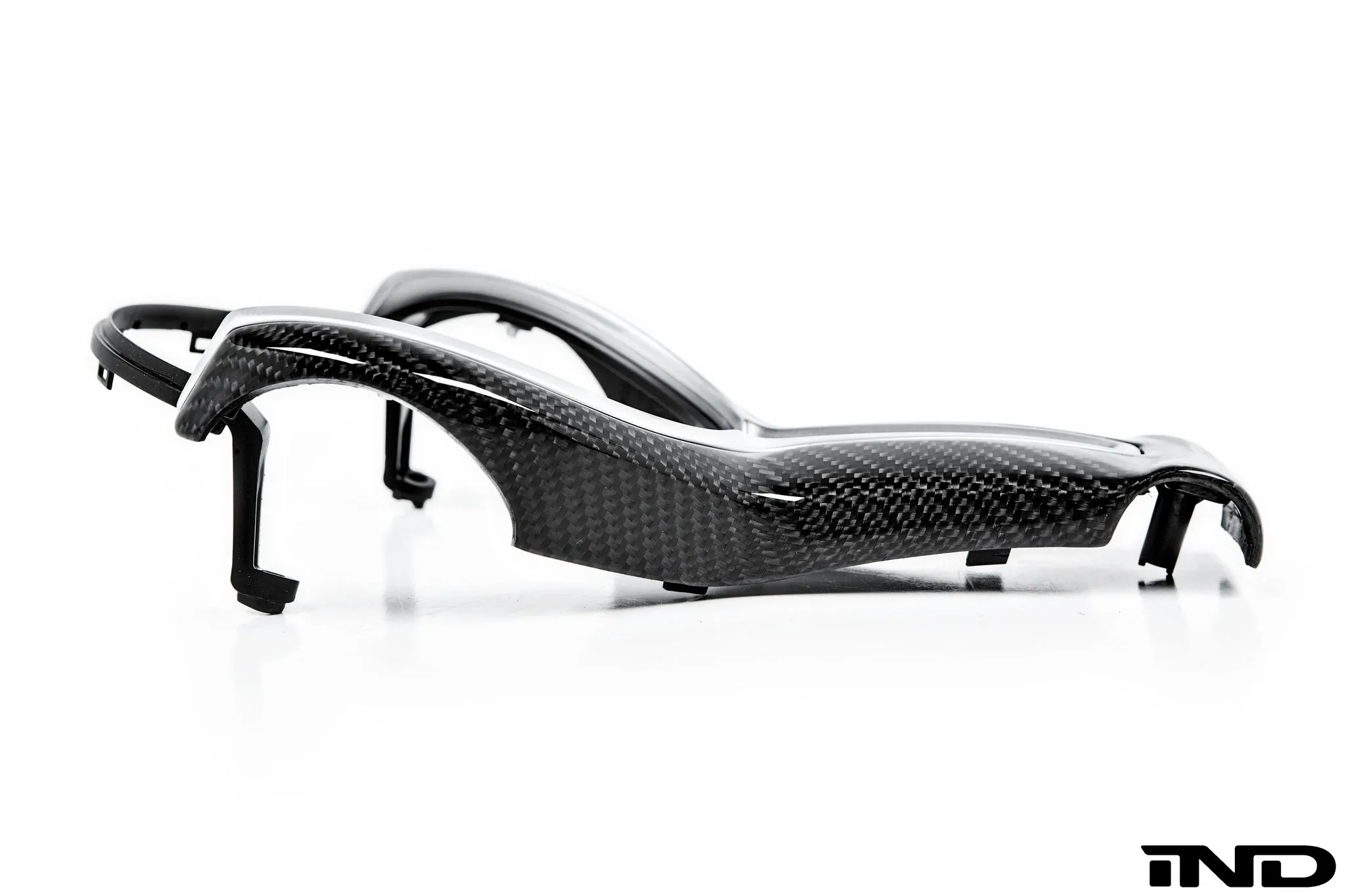 BMW M Performance F-Chassis Steering Wheel Trim - Gloss Carbon