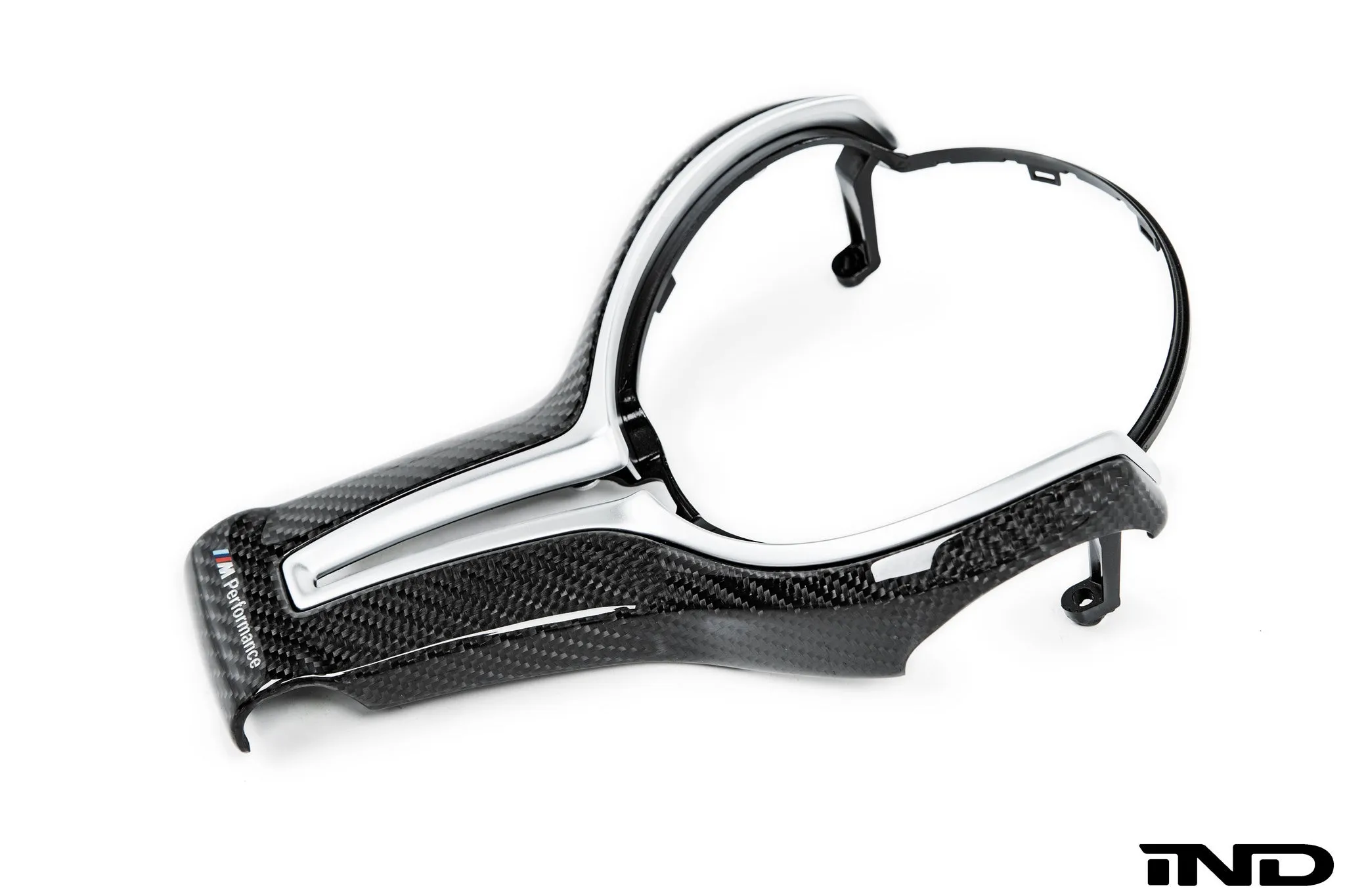 BMW M Performance F-Chassis Steering Wheel Trim - Gloss Carbon