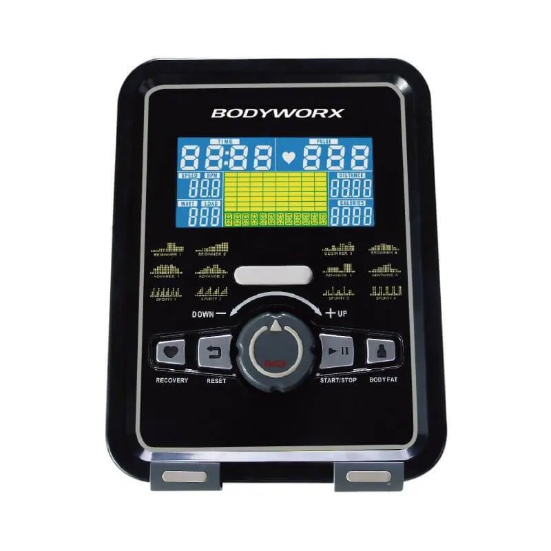 BODYWORX CARDIO EXERCISE RECUMBENT BIKE 32 LEVELS 150KG WEIGHT RATING
