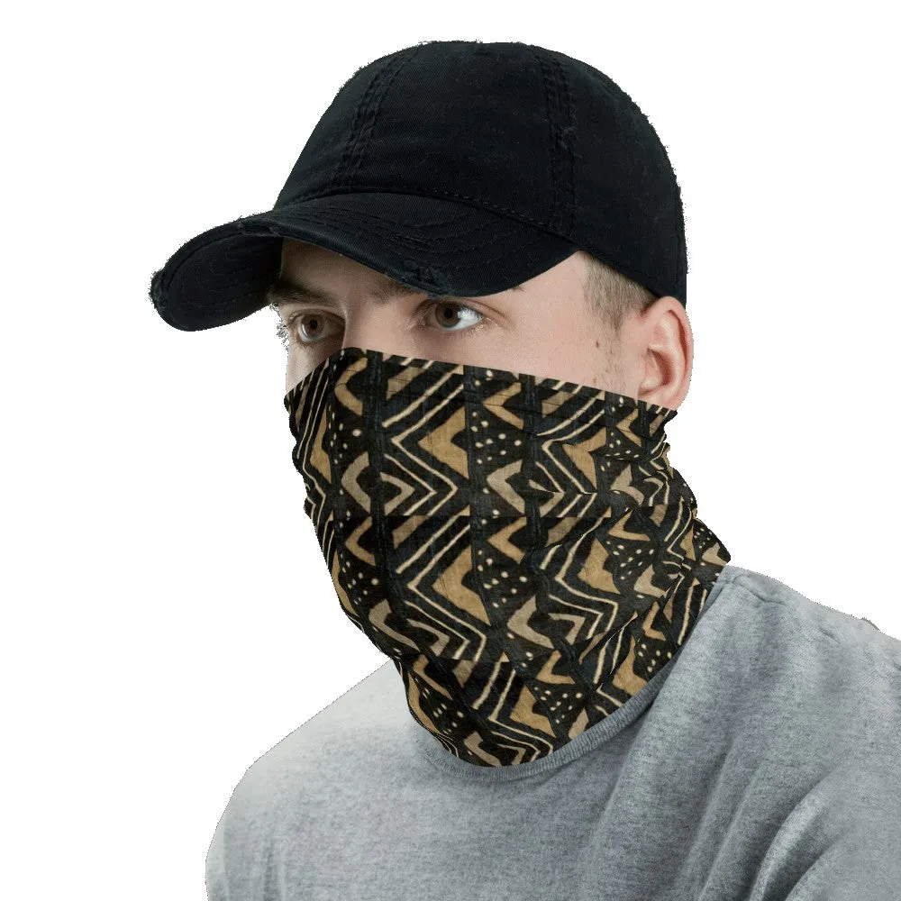 Bogolan African Print Neck Gaiter