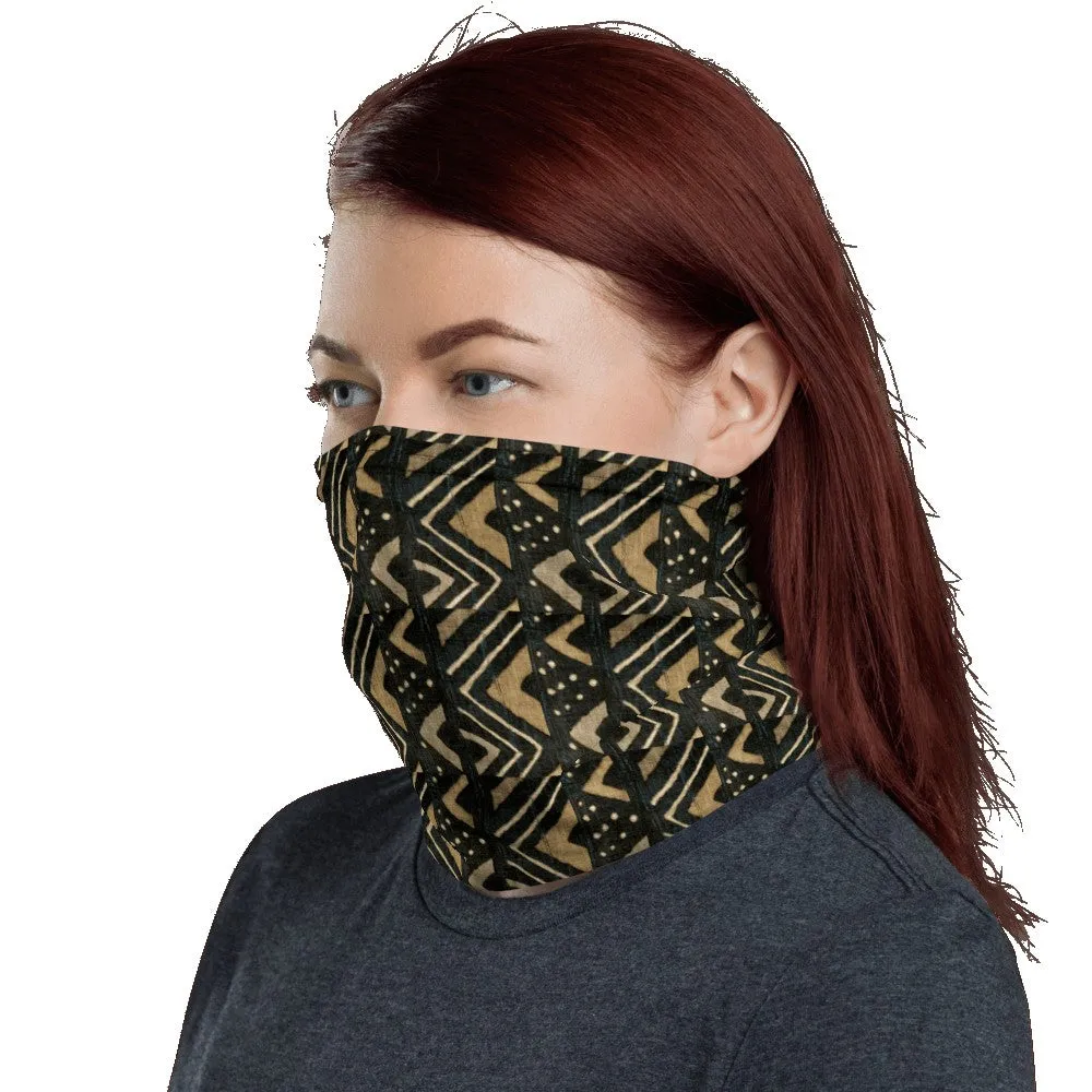 Bogolan African Print Neck Gaiter