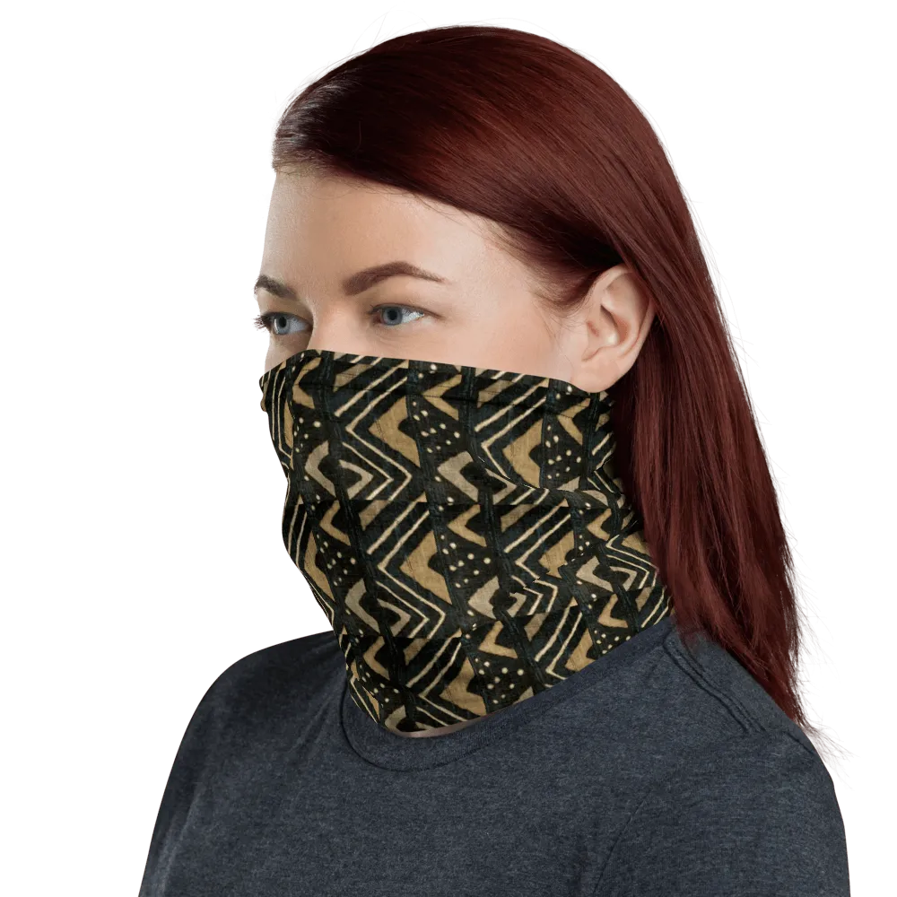 Bogolan African Print Neck Gaiter