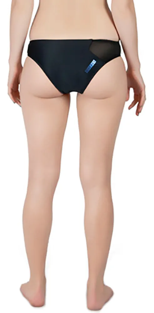 BYRON BAY AQUA BOTTOM // BLACK