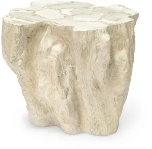 Camilla Fossilized Clam Side Table